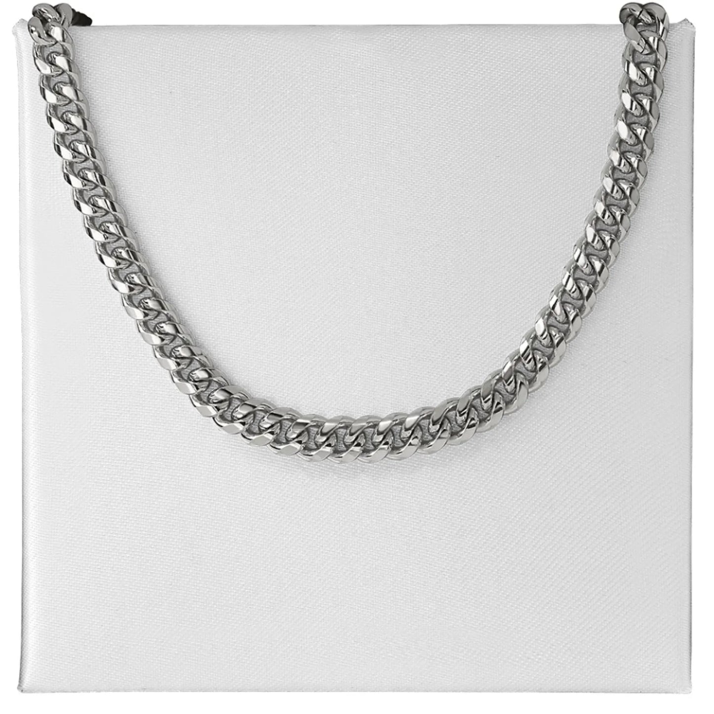 Cuban Link Chain Gifts For Him Wedding Anniversary Engagement Present For Son Fathers Day Unique Minimalist Chain For Boyfriend Xmas Gift Ideas For Husband Personalized Gifts For Valentine Best Gift For Coworkers Graduation Custom Made Gift Under $100