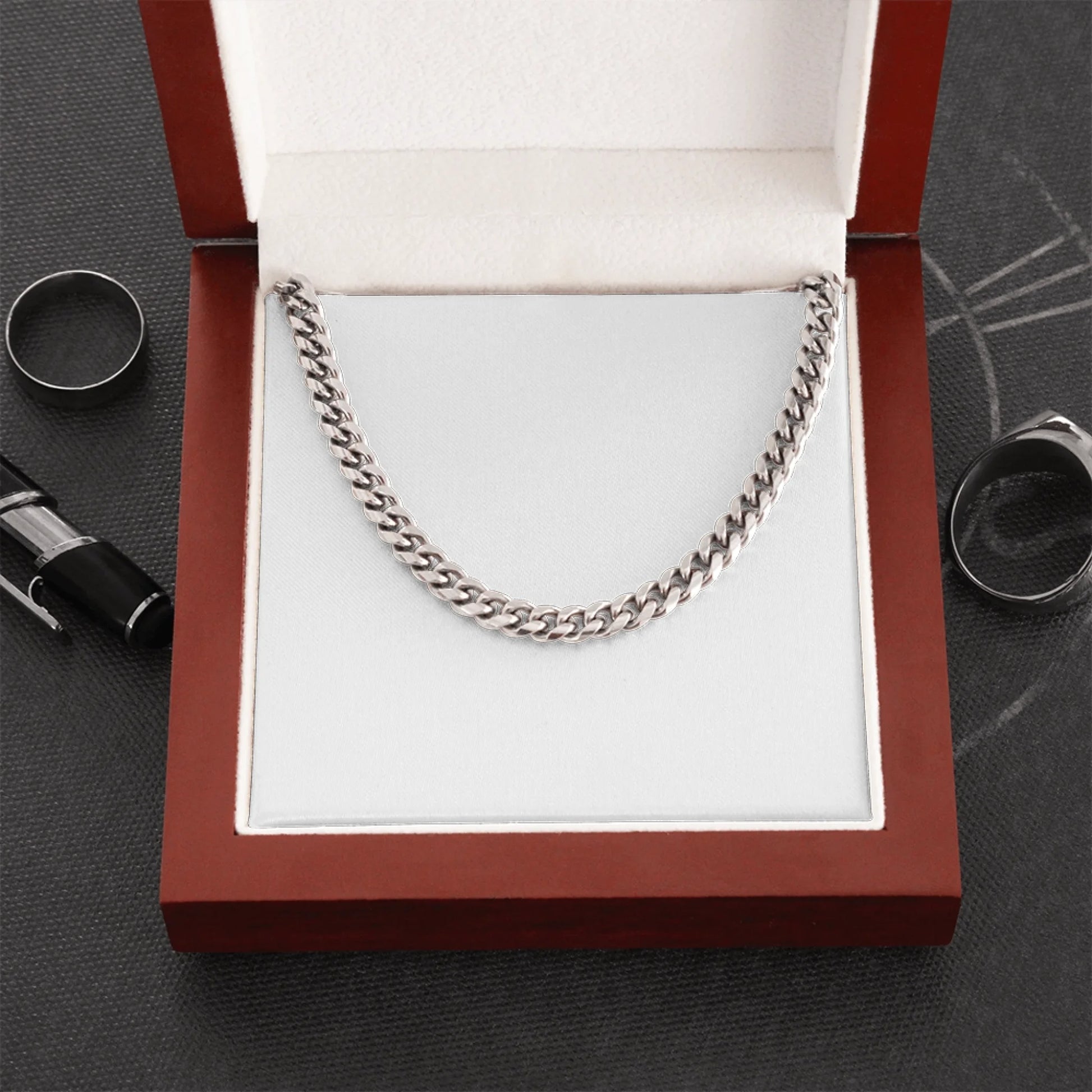 Cuban Link Chain Silver 1