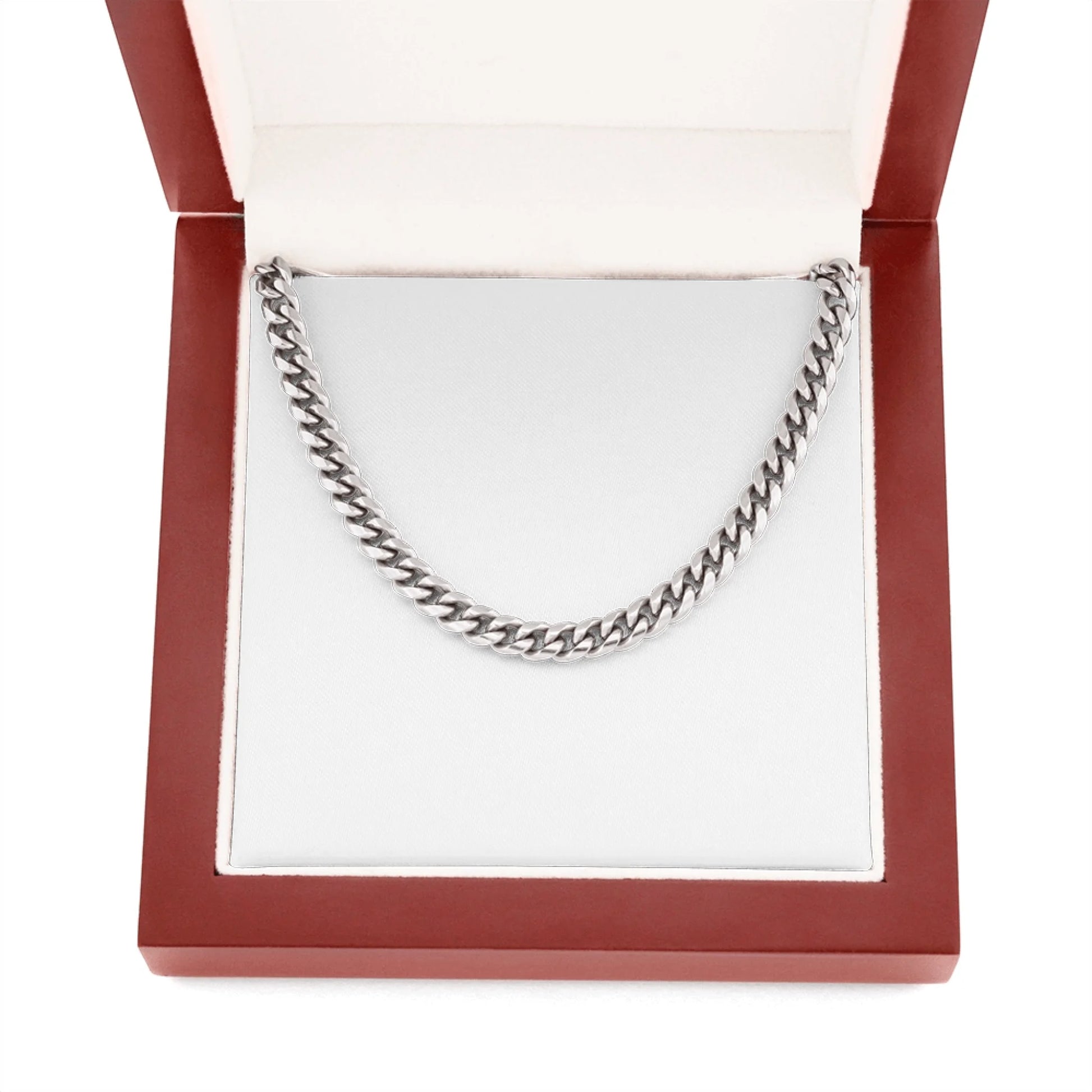 Cuban Link Chain Silver 4