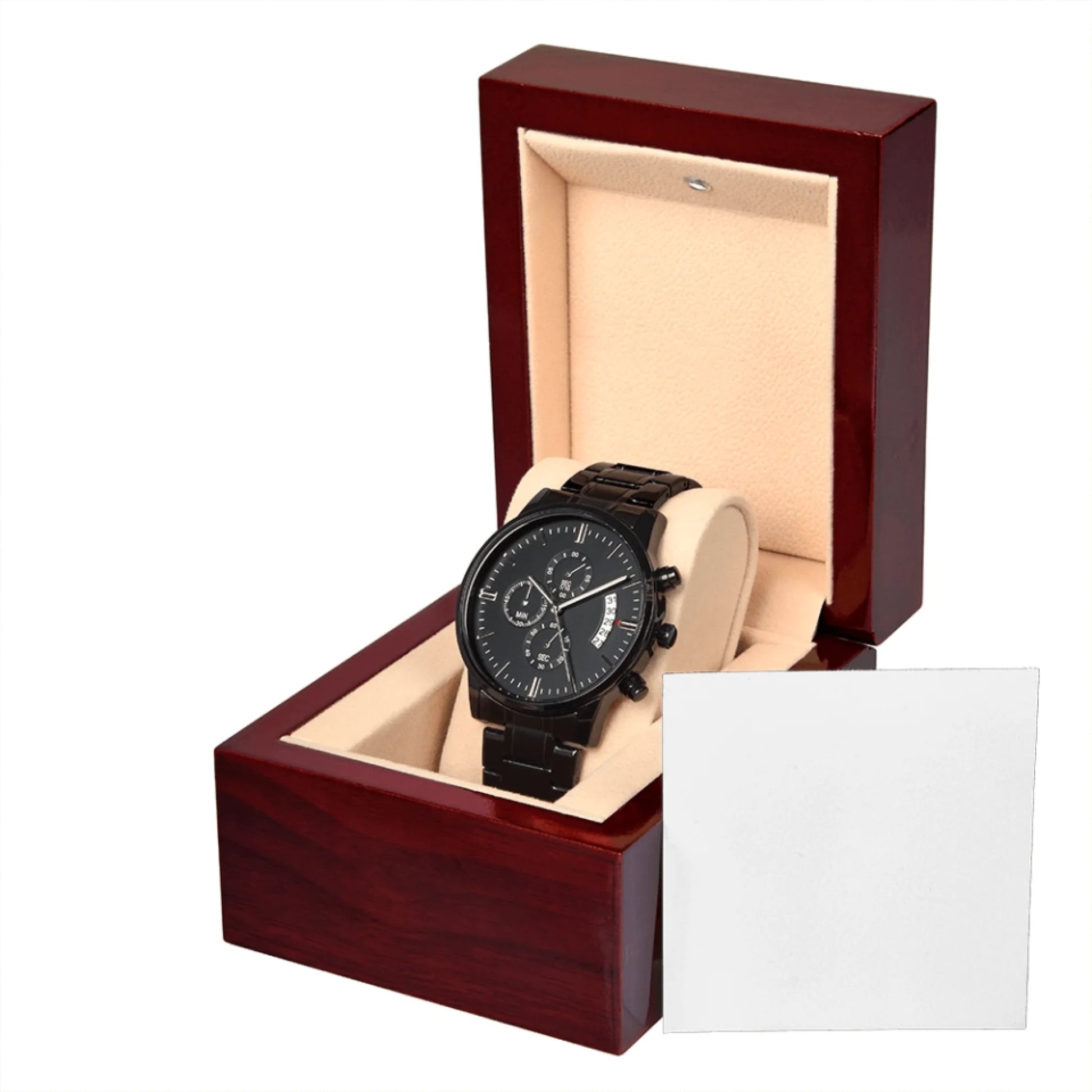 Black Chronograph Watch 7