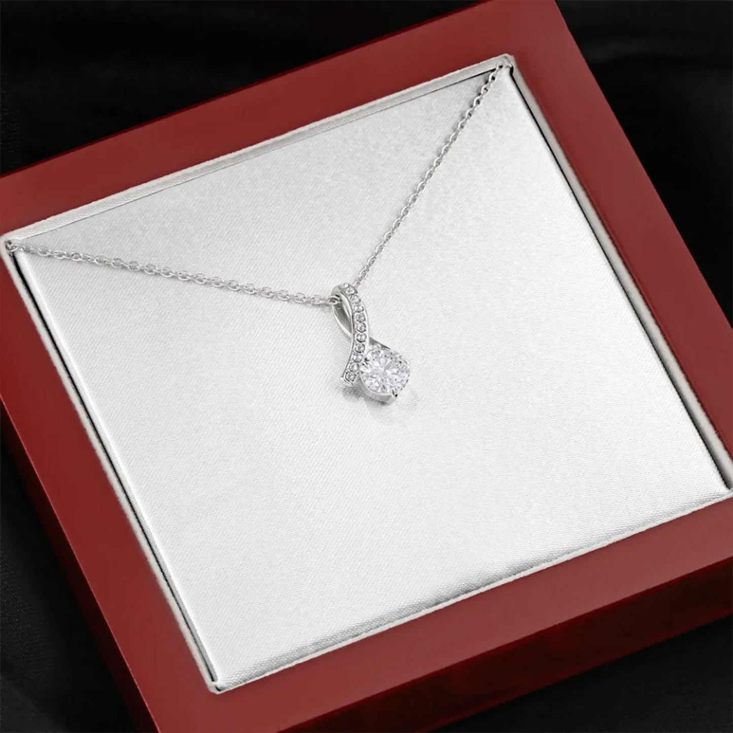 Alluring Beauty Necklace Birthday Gifts For Her Wedding Anniversary Engagement Present For Mothers Day Unique Minimalist Pendant For Girlfriend Xmas Gift Ideas Personalized Gifts For Valentine Best Gift for Coworkers Graduation Custom Made Gift under $100