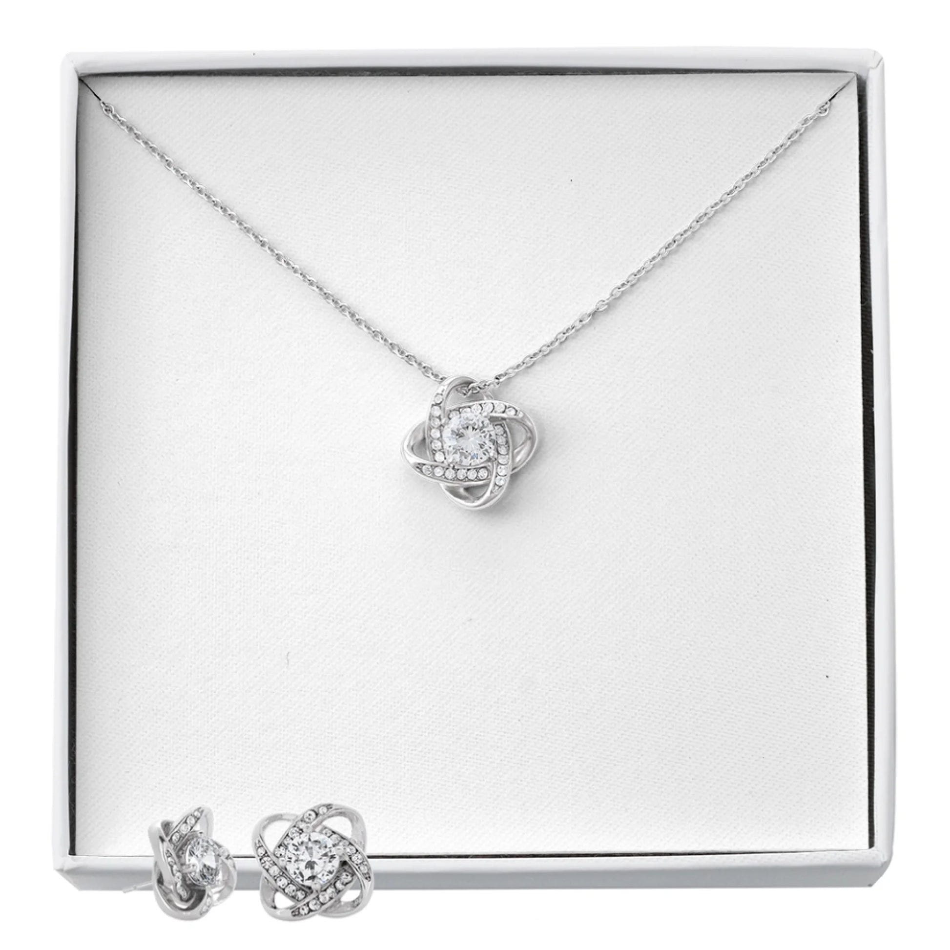 Love Knot Necklace & Earring AMZ