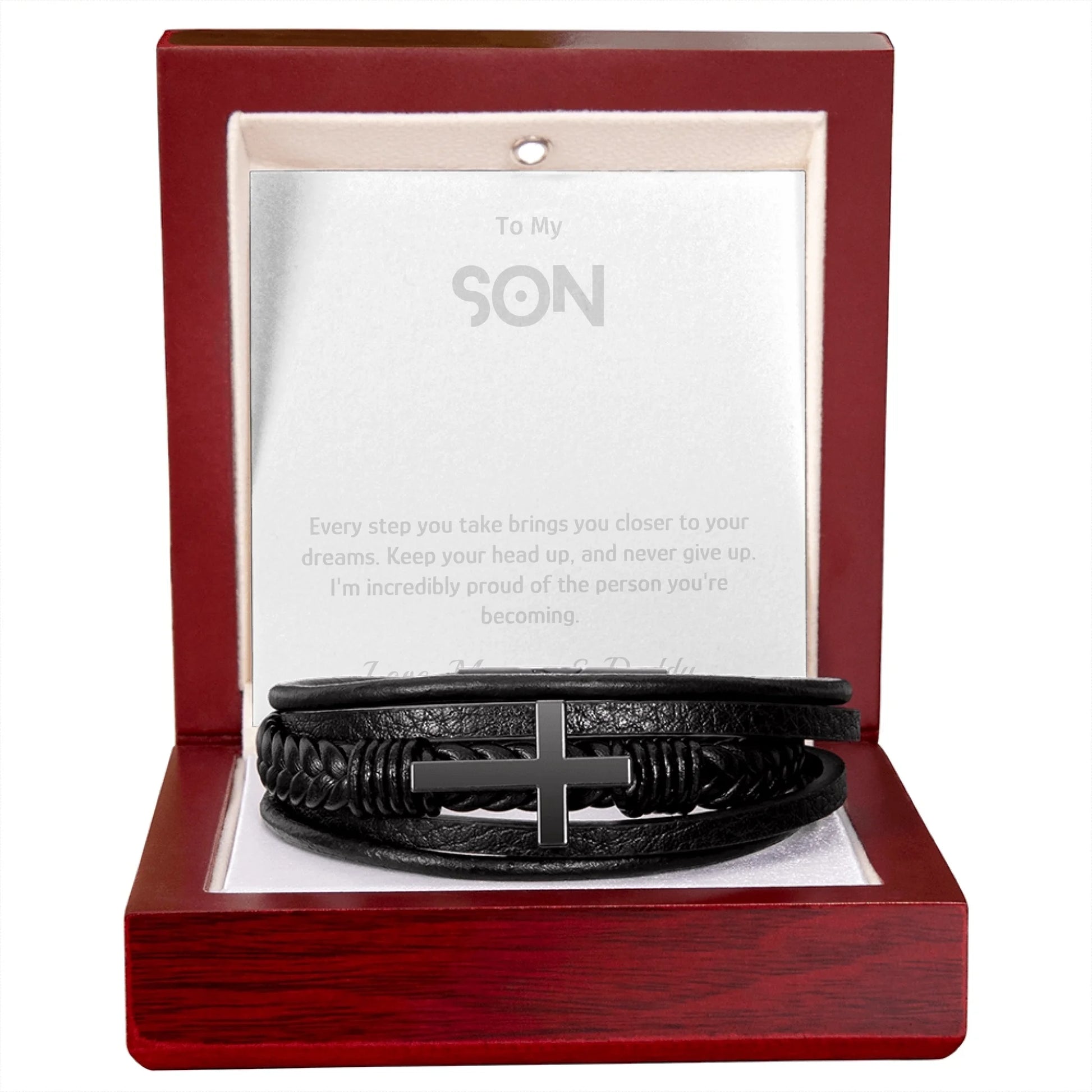 Men's Cross Bracelet Lux 7