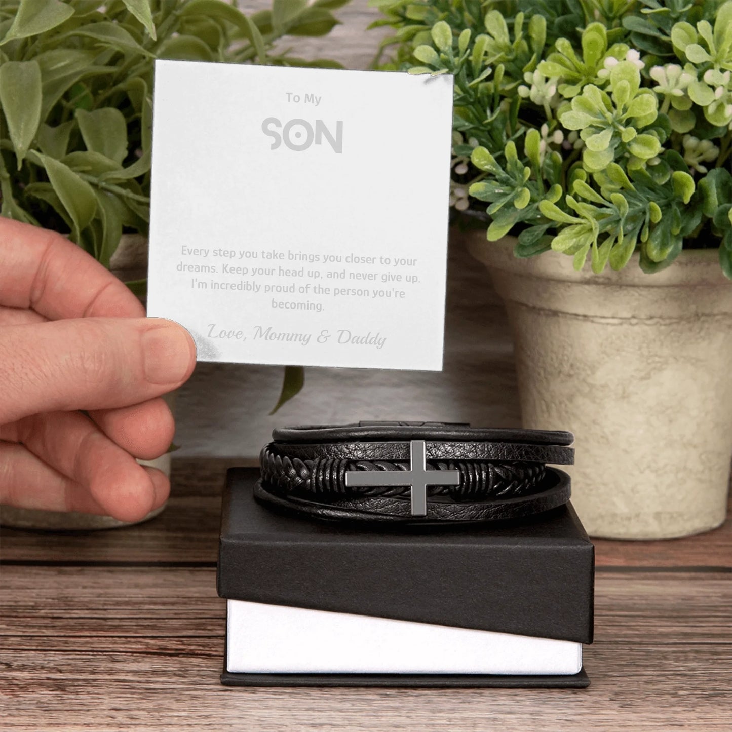 Men's Cross Bracelet 14